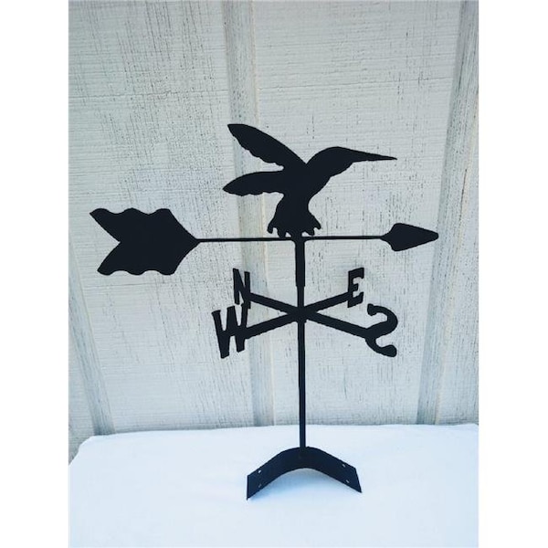 The Lazy Scroll The Lazy Scroll hummingbirdroof Hummingbird Roof Mount Weathervane hummingbirdroof - main